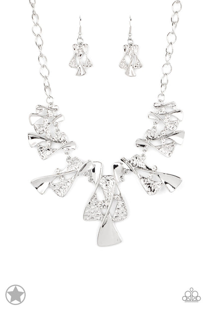 The Sands of Time - Silver Necklace - Paparazzi Accessories - Paparazzi Accessories 