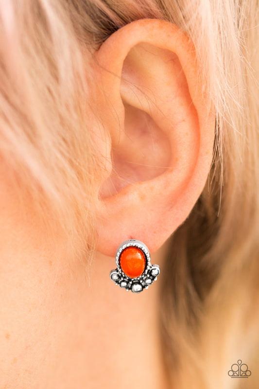 Tropical Tease - Orange Post - Paparazzi Accessories - Paparazzi Accessories 