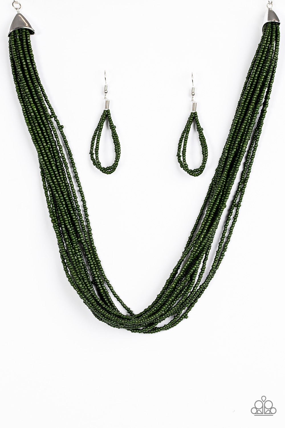 Wide Open Spaces - Green Necklace - Paparazzi Accessories 