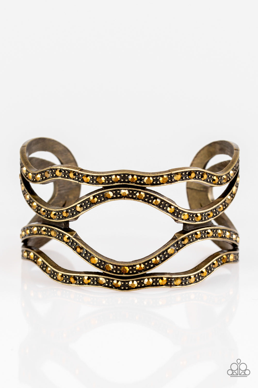 Speaks Volumes - Brass Bracelet - Paparazzi Accessories - Paparazzi Accessories 