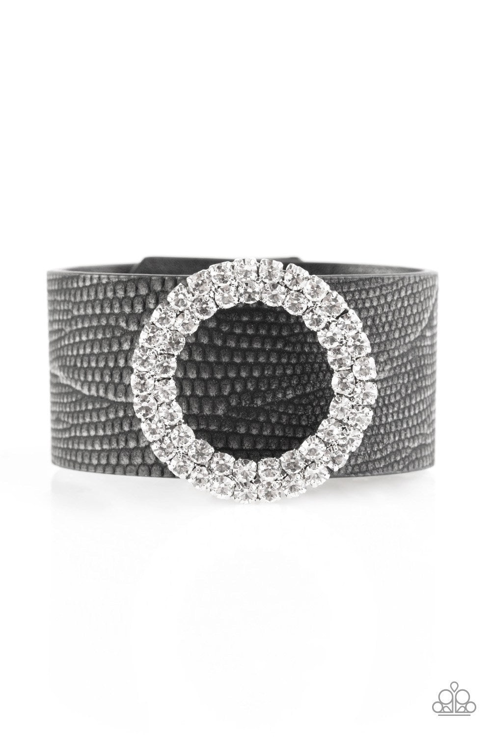 Ring In The Bling - Black Urban Leather - Paparazzi Accessories 