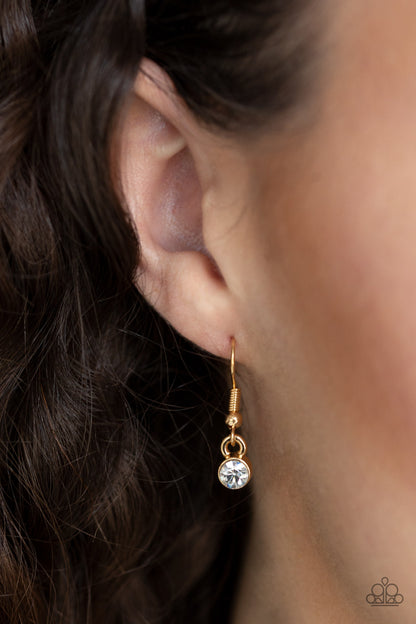Five Star Starlet - Gold - Paparazzi Accessories - Paparazzi Accessories 