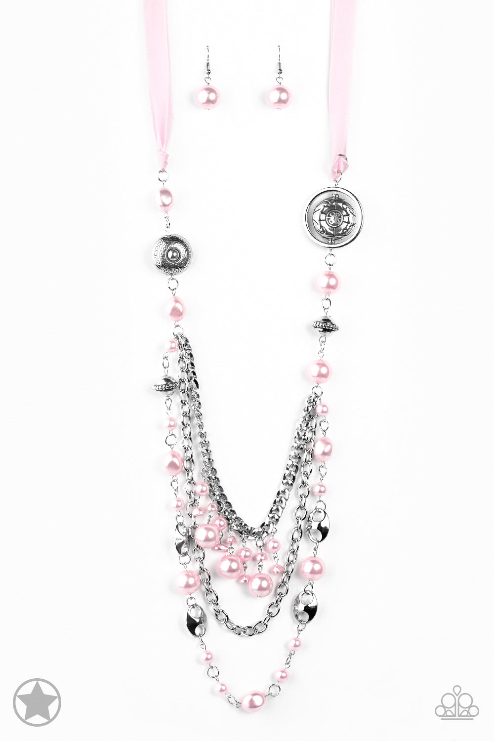 All the Trimmings - Pink Necklace - Paparazzi Accessories 