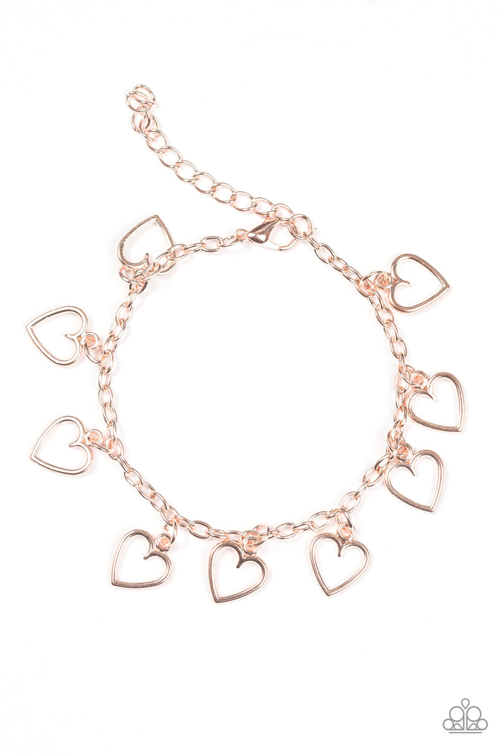 Best Of My Love - Rose Gold Bracelet - Paparazzi Accessories - Paparazzi Accessories 