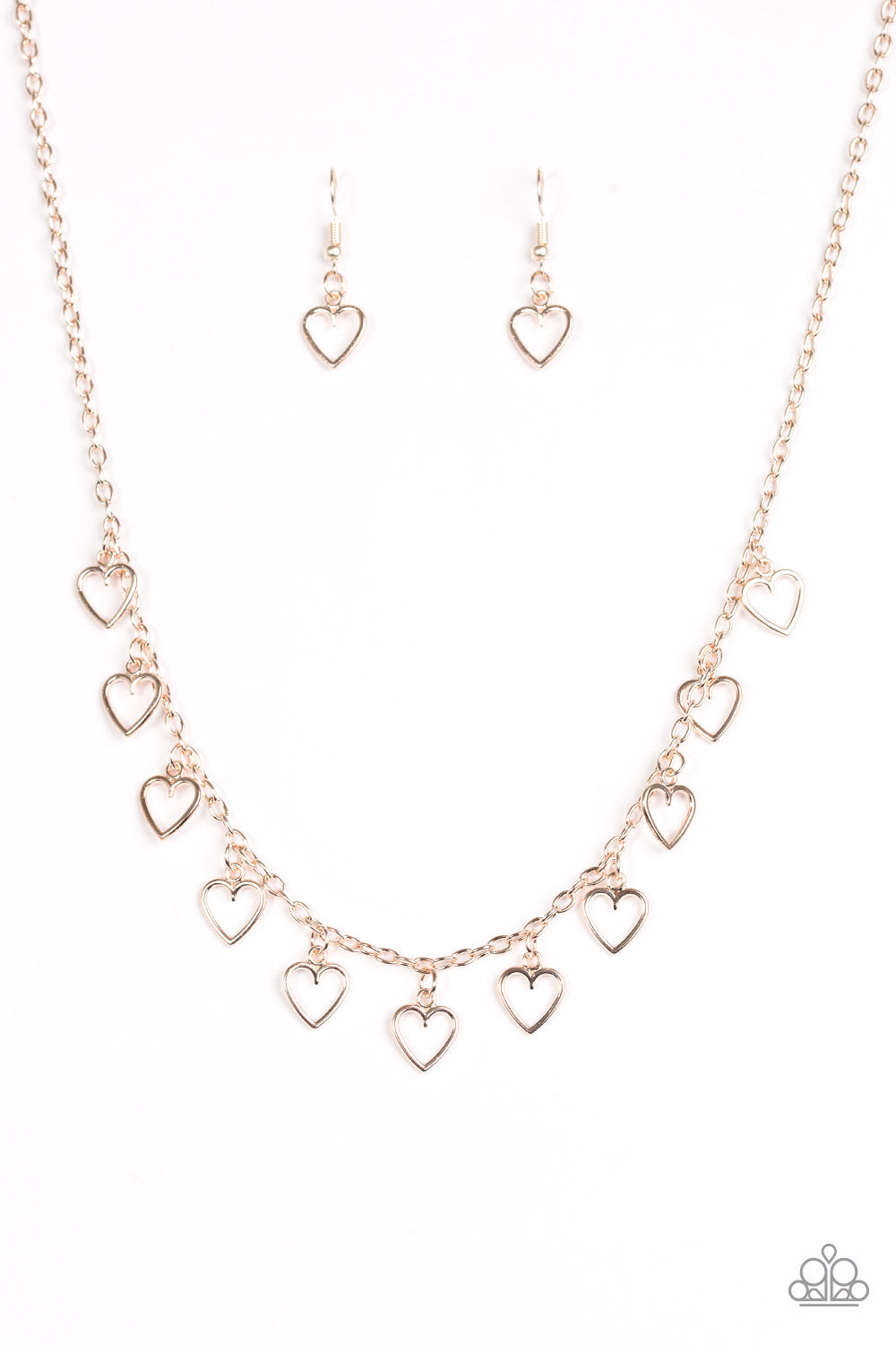 Im Yours - Rose Gold Necklace - Paparazzi Accessories - Paparazzi Accessories 