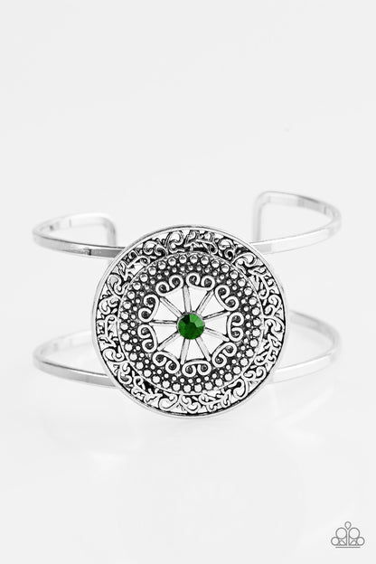 Cool Compass - Green - Paparazzi Accessories 