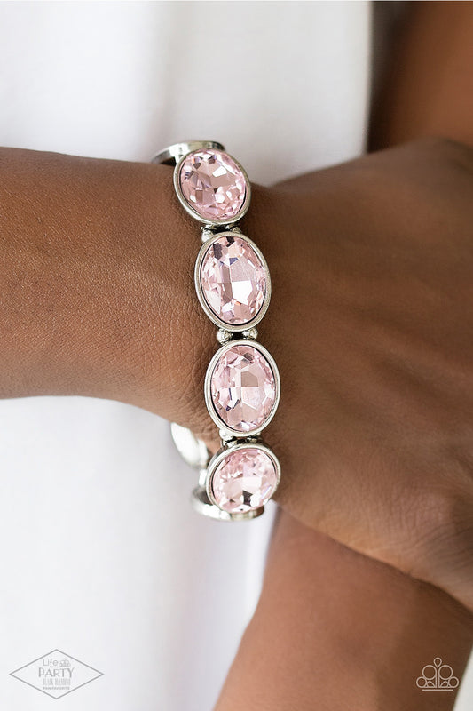 DIVA In Disguise - Pink Bracelet - Paparazzi Accessories 