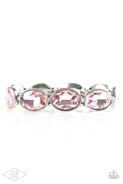 DIVA In Disguise - Pink Bracelet - Paparazzi Accessories 