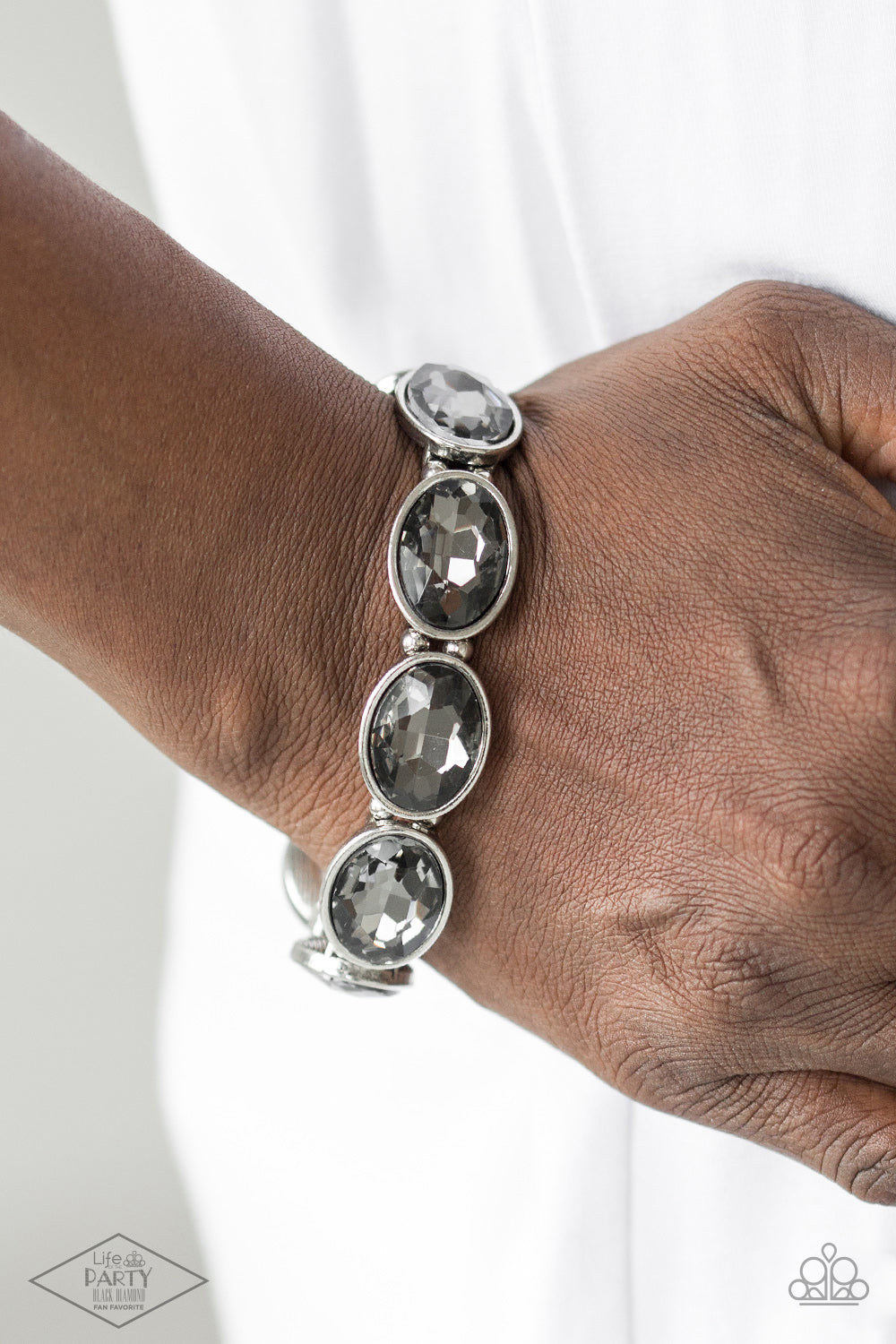 DIVA In Disguise - Silver Bracelet - Paparazzi Accessories - Paparazzi Accessories 