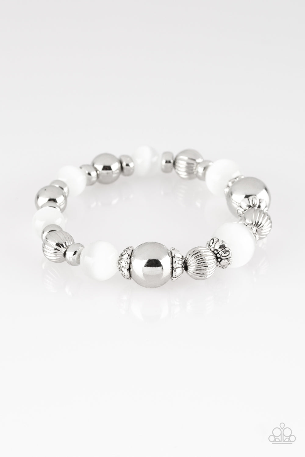 Once Upon A MARITIME - White Bracelet - Paparazzi Accessories 