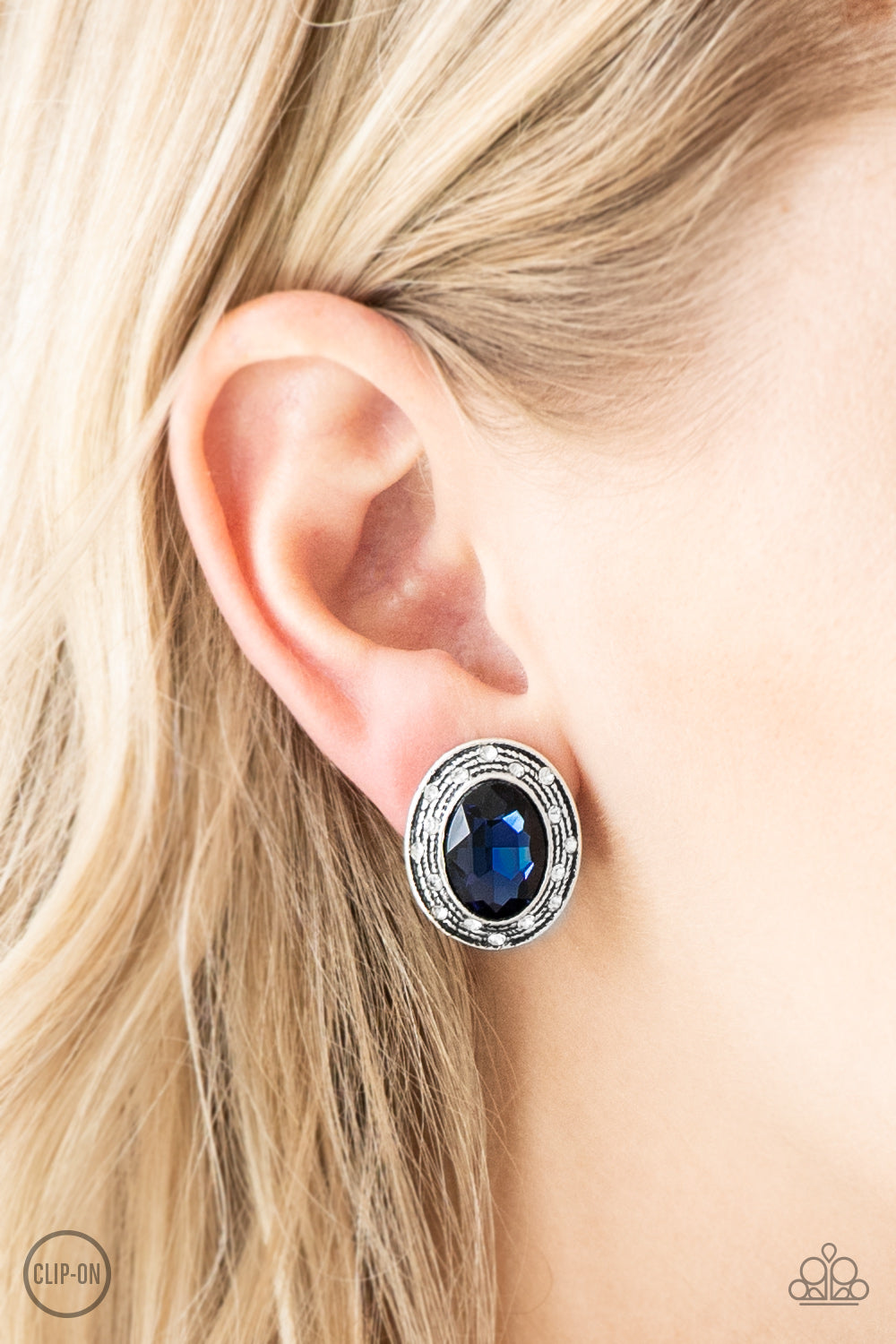 East Side Etiquette - Blue Earrings - Paparazzi Accessories 