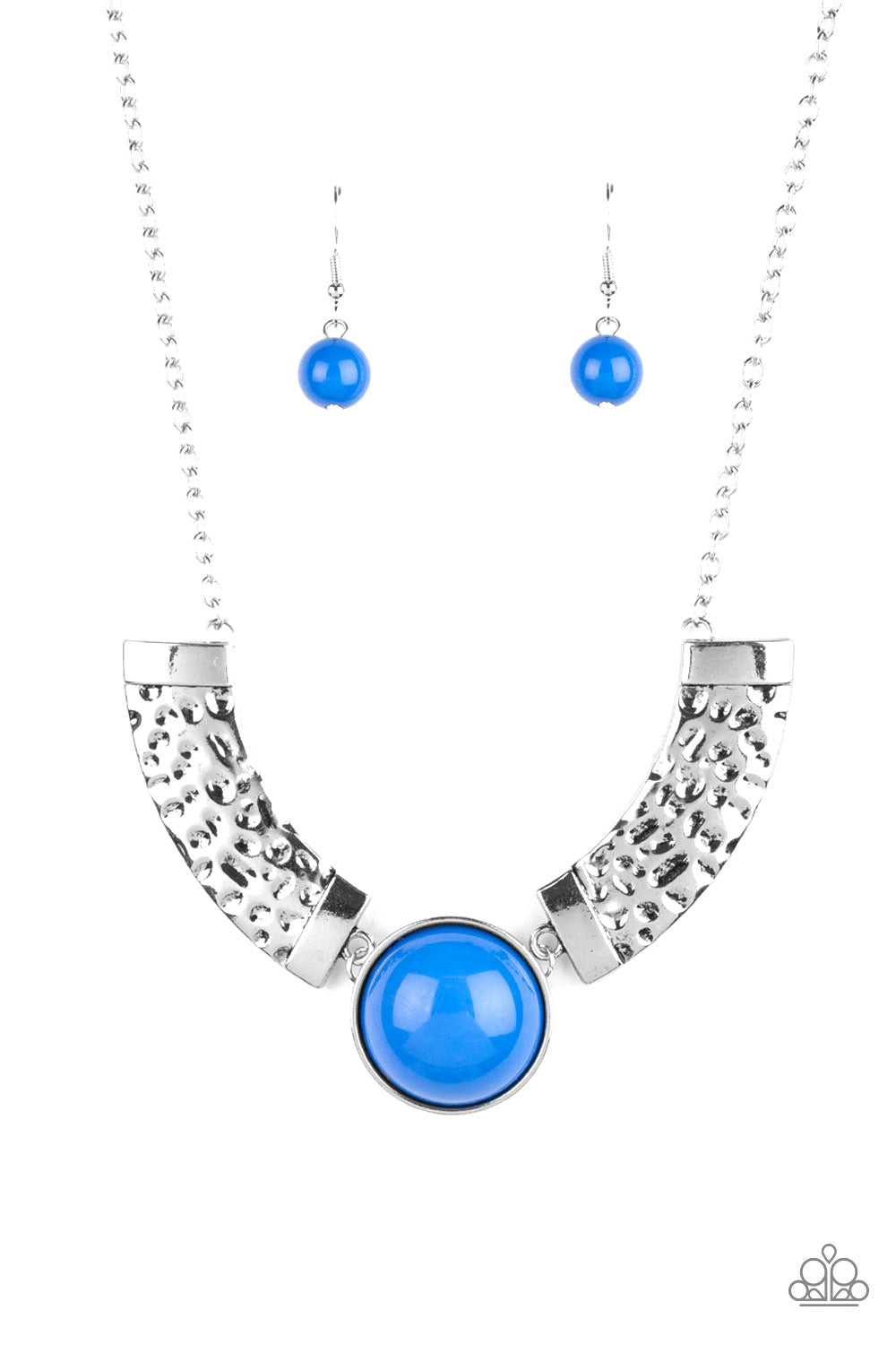 Egyptian Spell -Blue Necklace- Paparazzi Accessories - Paparazzi Accessories 
