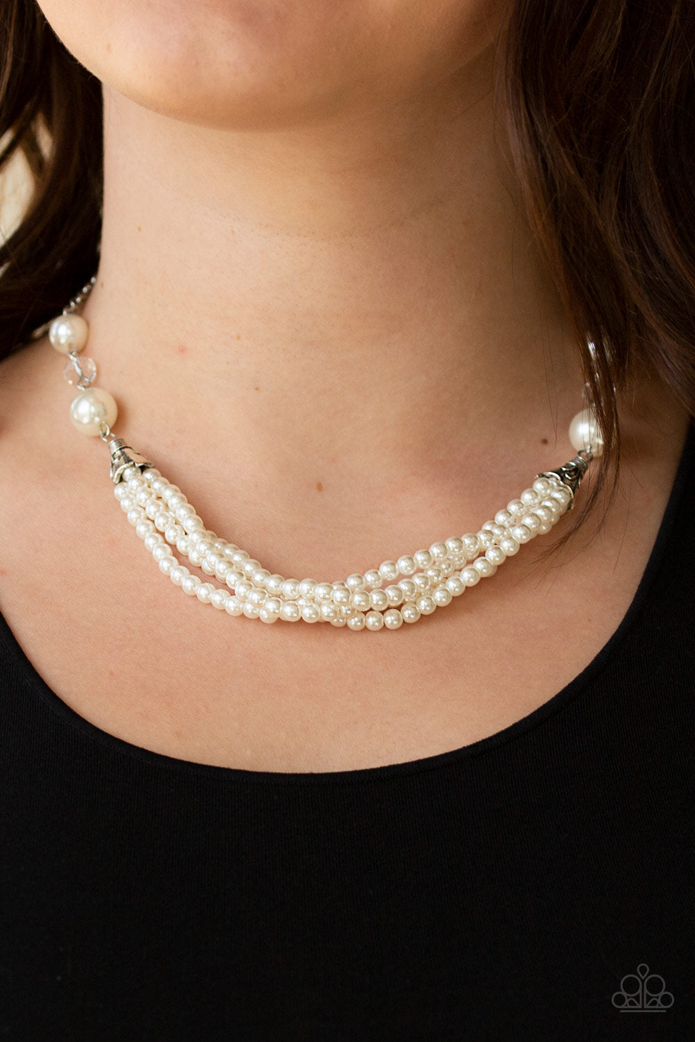 One-WOMAN Show - White - Paparazzi Accessories - Paparazzi Accessories 