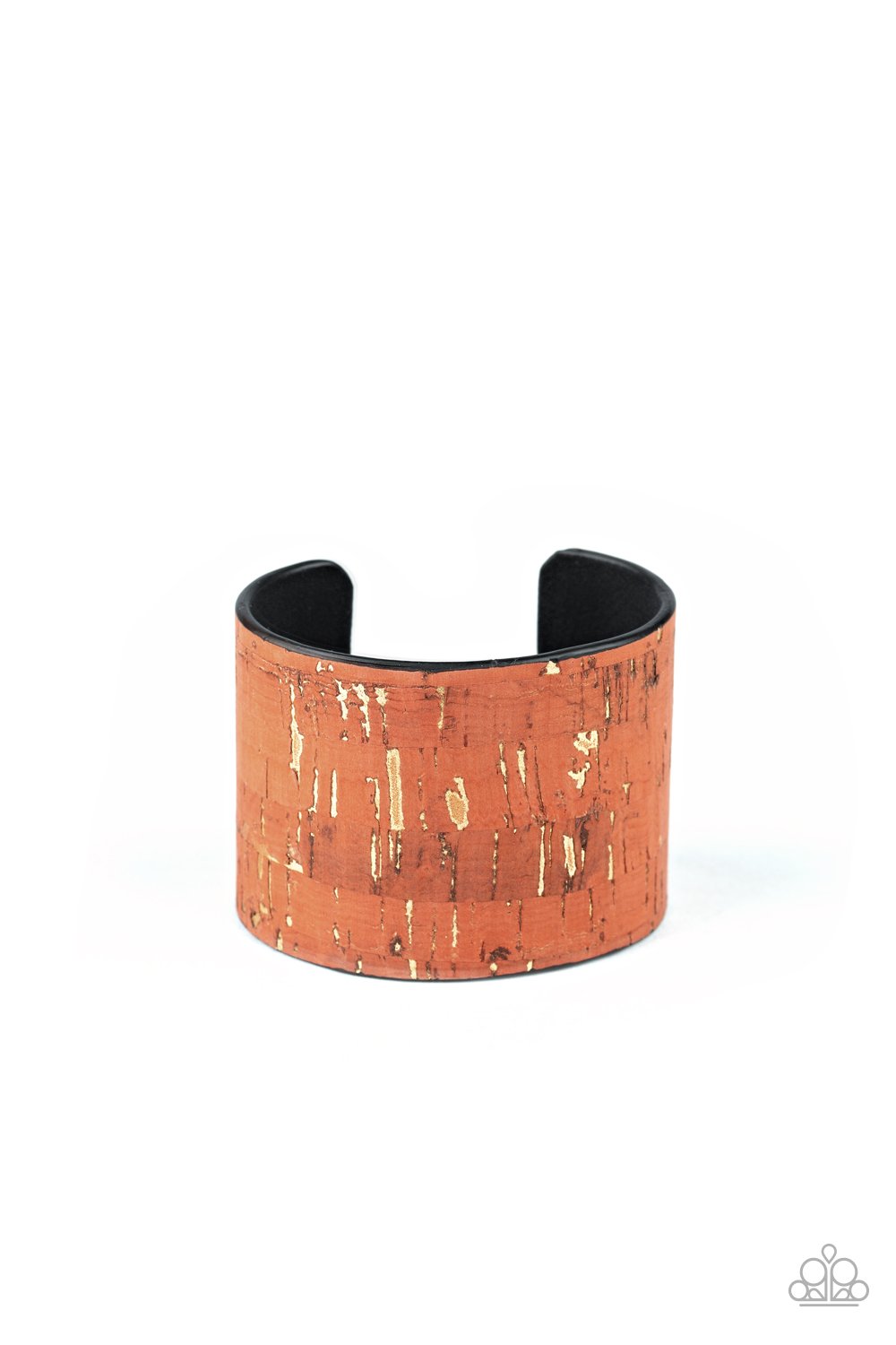 Up To Scratch - Orange Cork Bracelet - Paparazzi Accessories - Paparazzi Accessories 