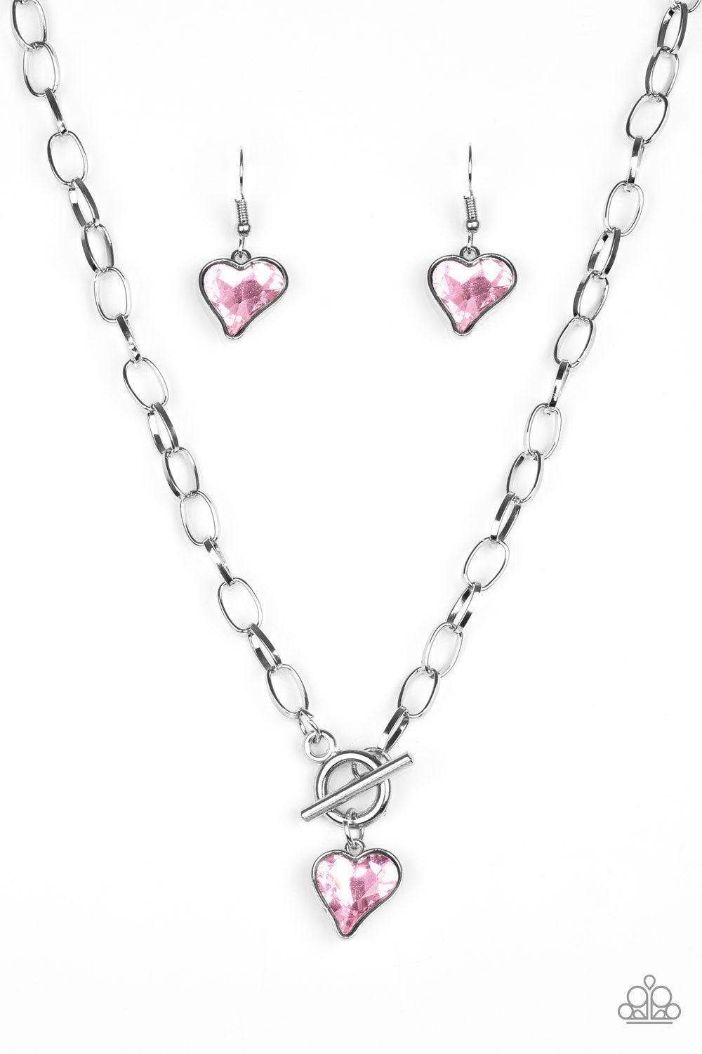 Princeton Princess - Pink Necklace - Paparazzi Accessories - Paparazzi Accessories 