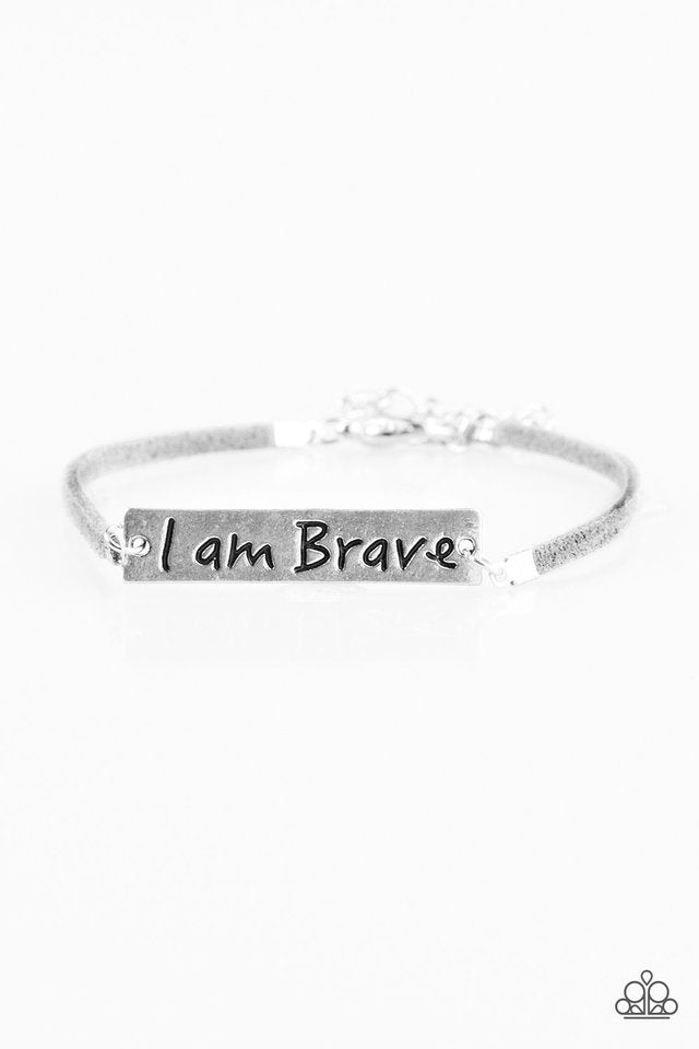 Brave Spirit Silver Bracelet - Paparazzi Accessories 