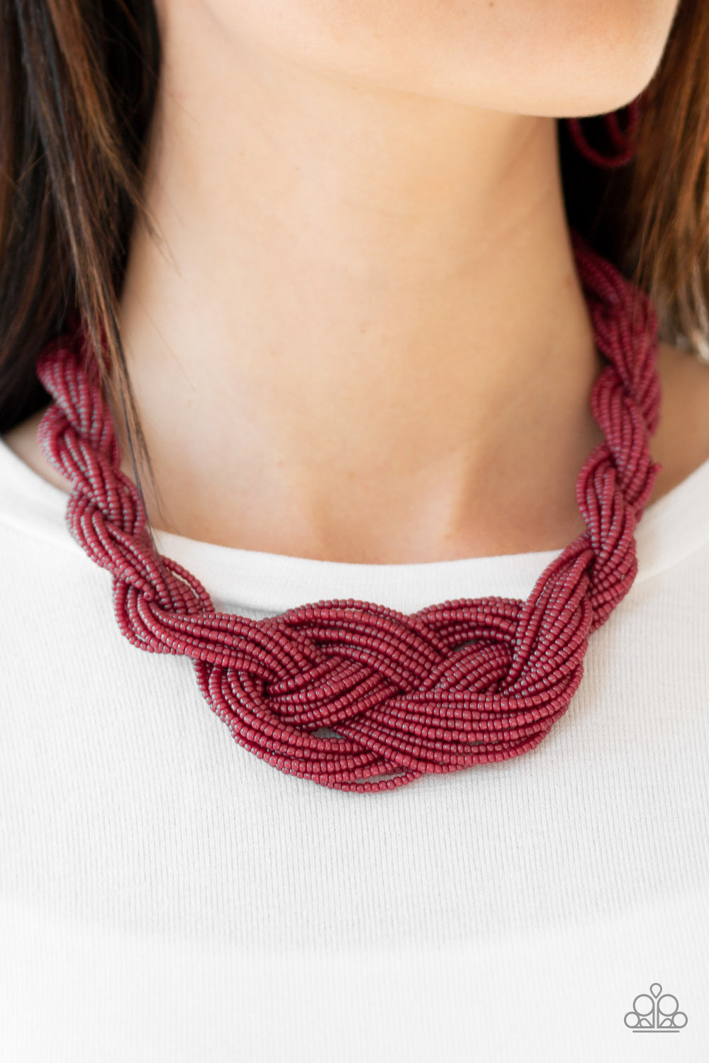 A Standing Ovation - Red Necklace - Paparazzi Accessories 