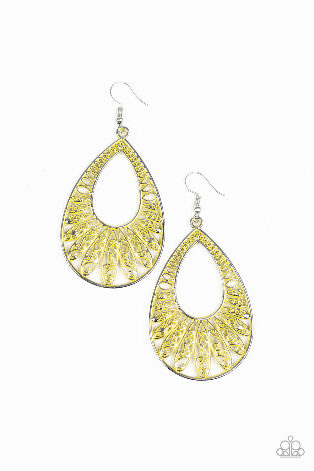 Flamingo Flamenco - Yellow - Paparazzi Accessories - Paparazzi Accessories 