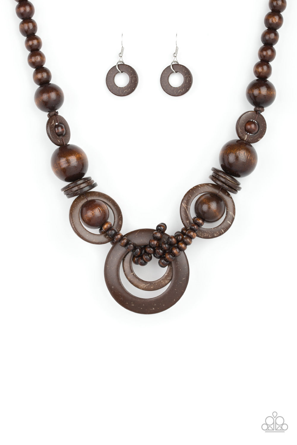 Boardwalk Party - Brown Necklace - Paparazzi Accessories - Paparazzi Accessories 