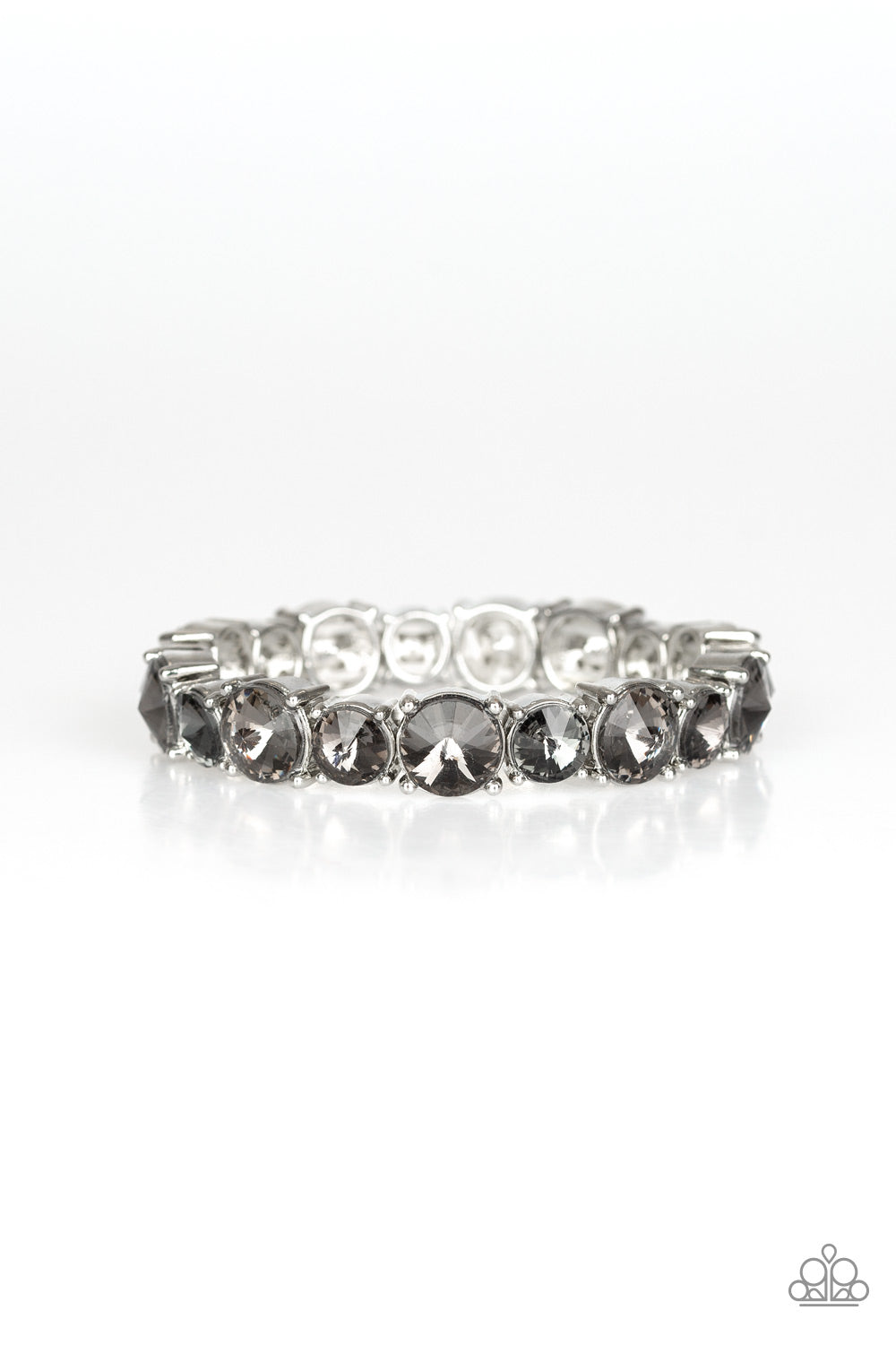 Born To Bedazzle - Silver Bracelet - Paparazzi Accessories - Paparazzi Accessories 
