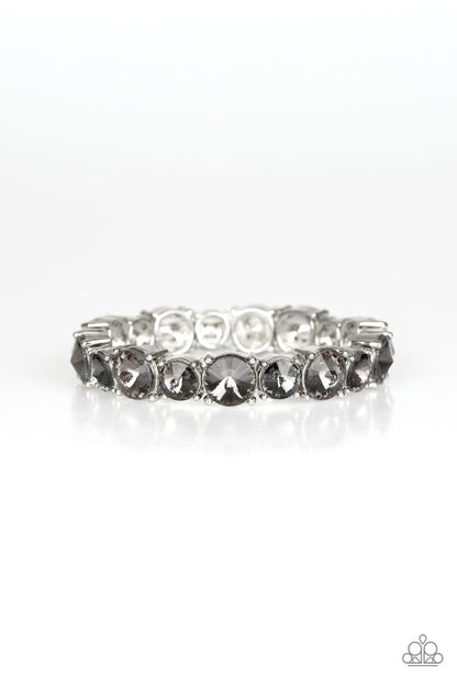 Born To Bedazzle - Silver Bracelet - Paparazzi Accessories - Paparazzi Accessories 