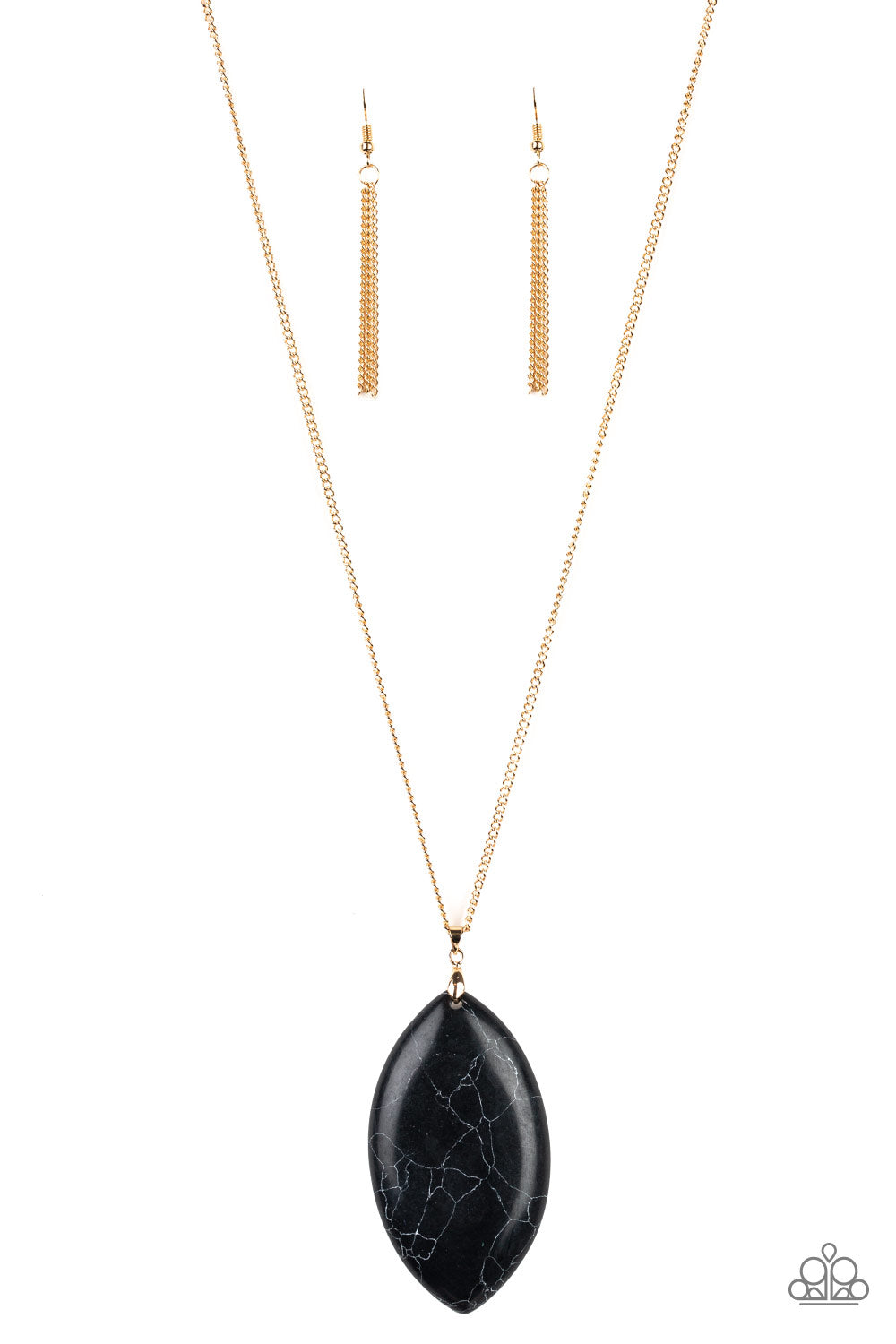 Santa Fe Simplicity - Black Necklace - Paparazzi Accessories 