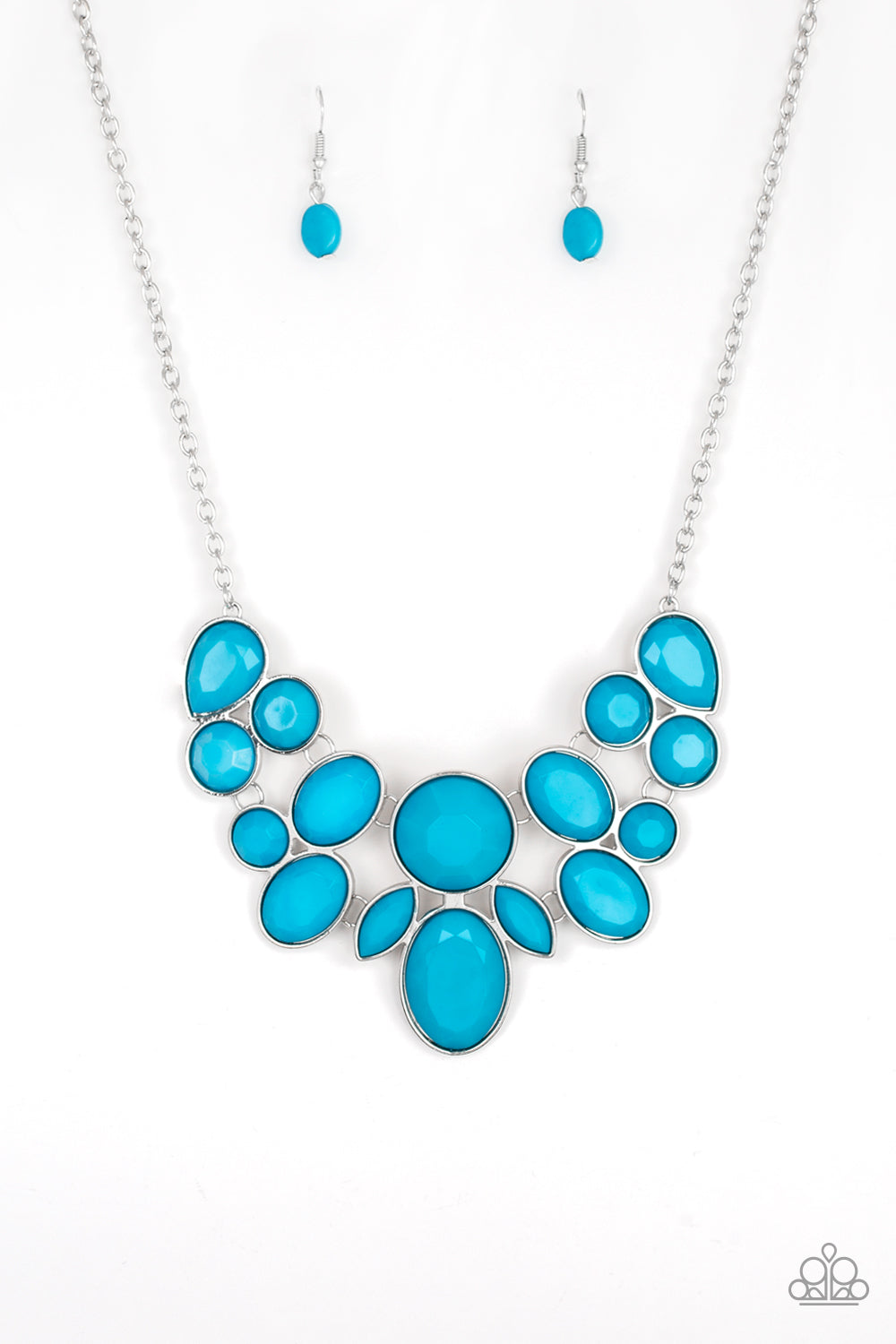 Demi-Diva - Blue Necklace- Paparazzi Accessories - Paparazzi Accessories 