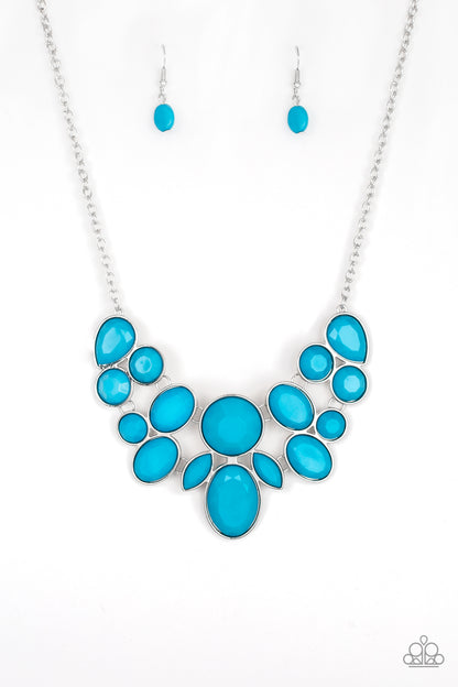 Demi-Diva - Blue Necklace- Paparazzi Accessories - Paparazzi Accessories 