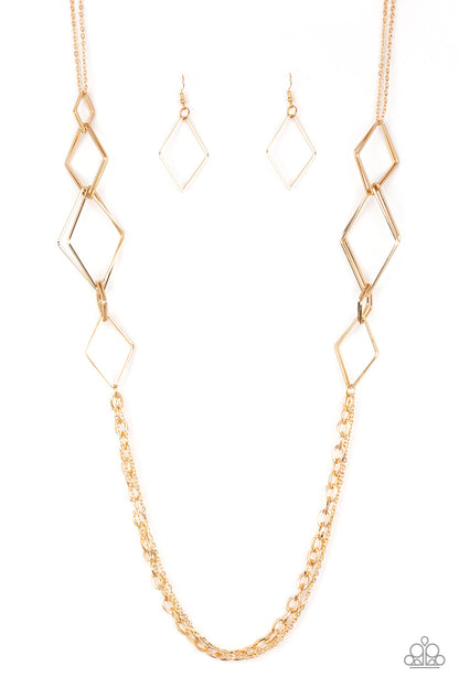Fashion Fave - Gold Necklace- Paparazzi Accessories - Paparazzi Accessories 