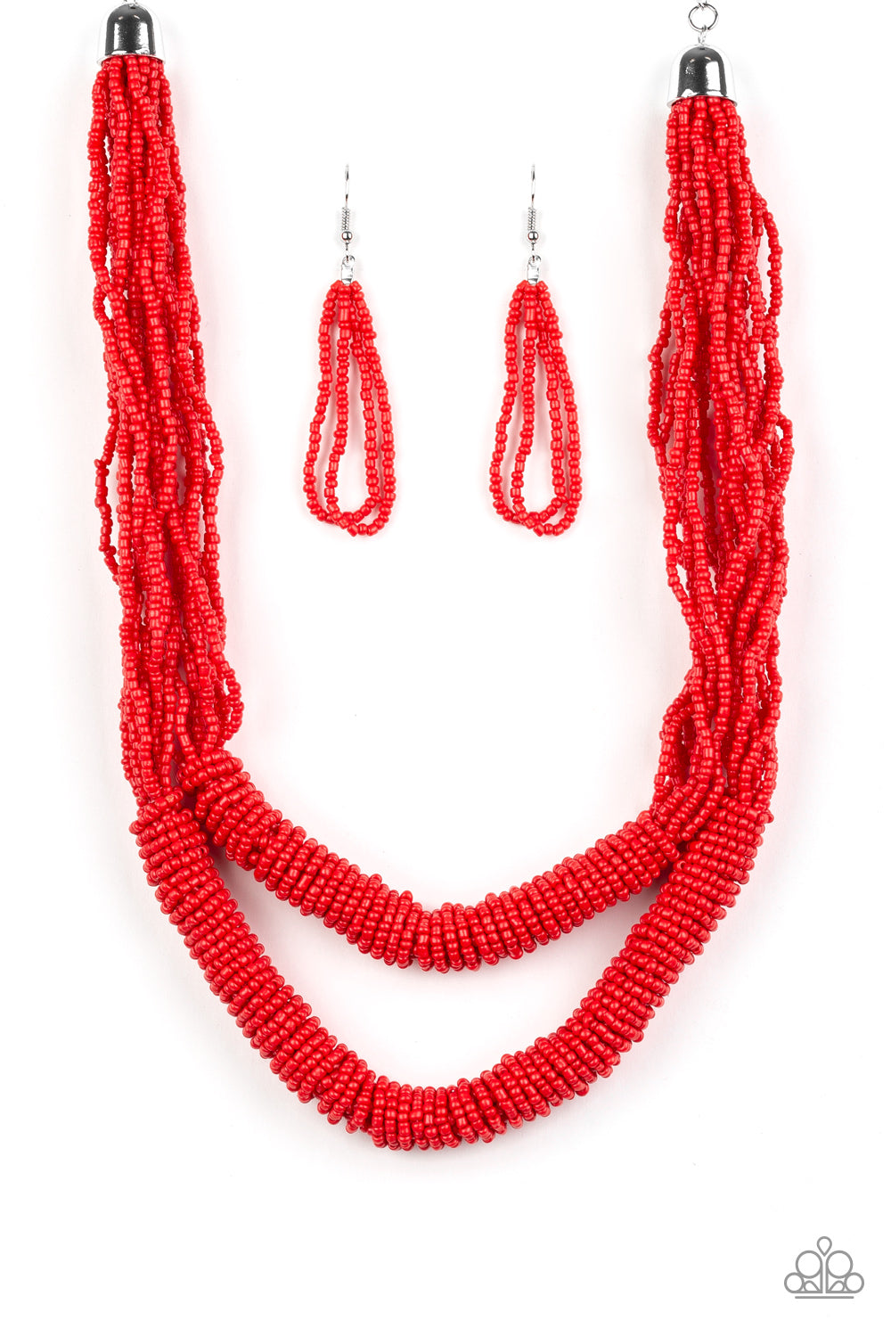 Right As RAINFOREST - Red - Paparazzi Accessories 