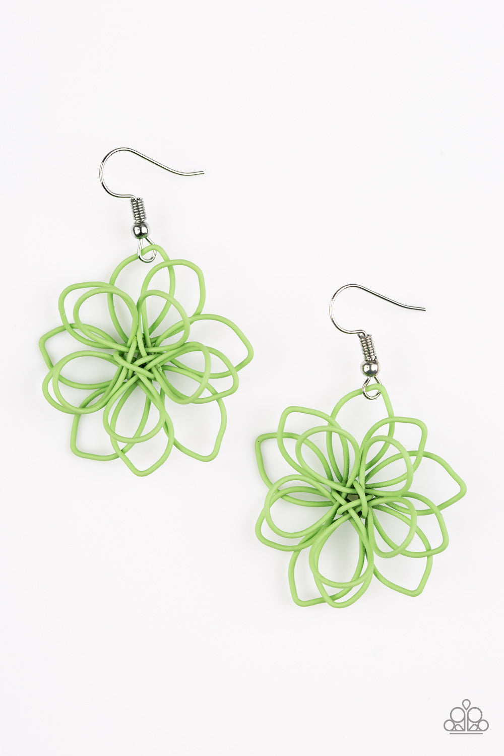 Springtime Serenity - Green Earrings - Paparazzi Accessories 