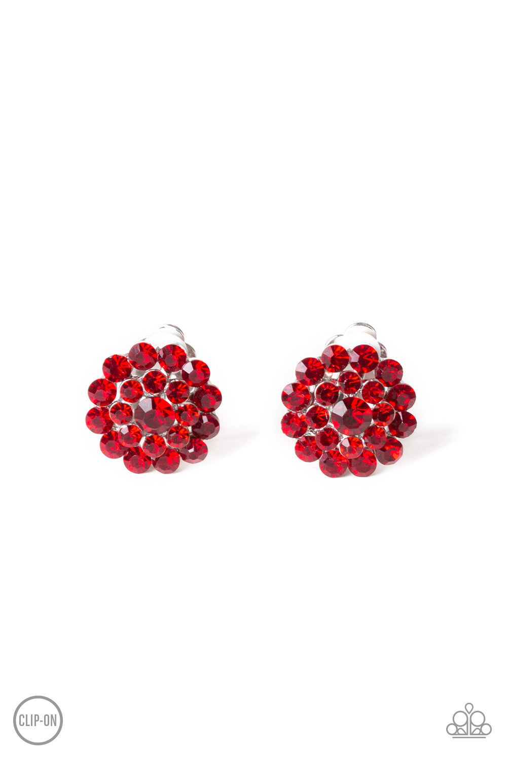 Glammed Out - Red Earrings - Paparazzi Accessories 