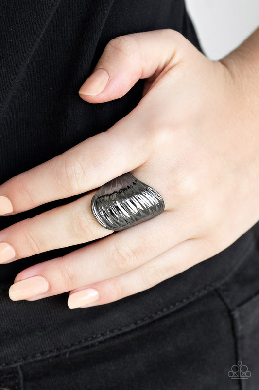 Made That SWAY - Black Ring - Paparazzi Accessories - Paparazzi Accessories 