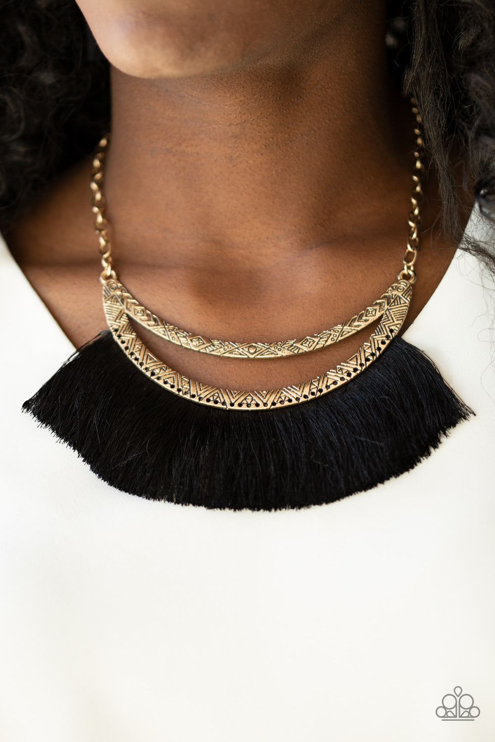 The MANE Event - Gold - Paparazzi Accessories 