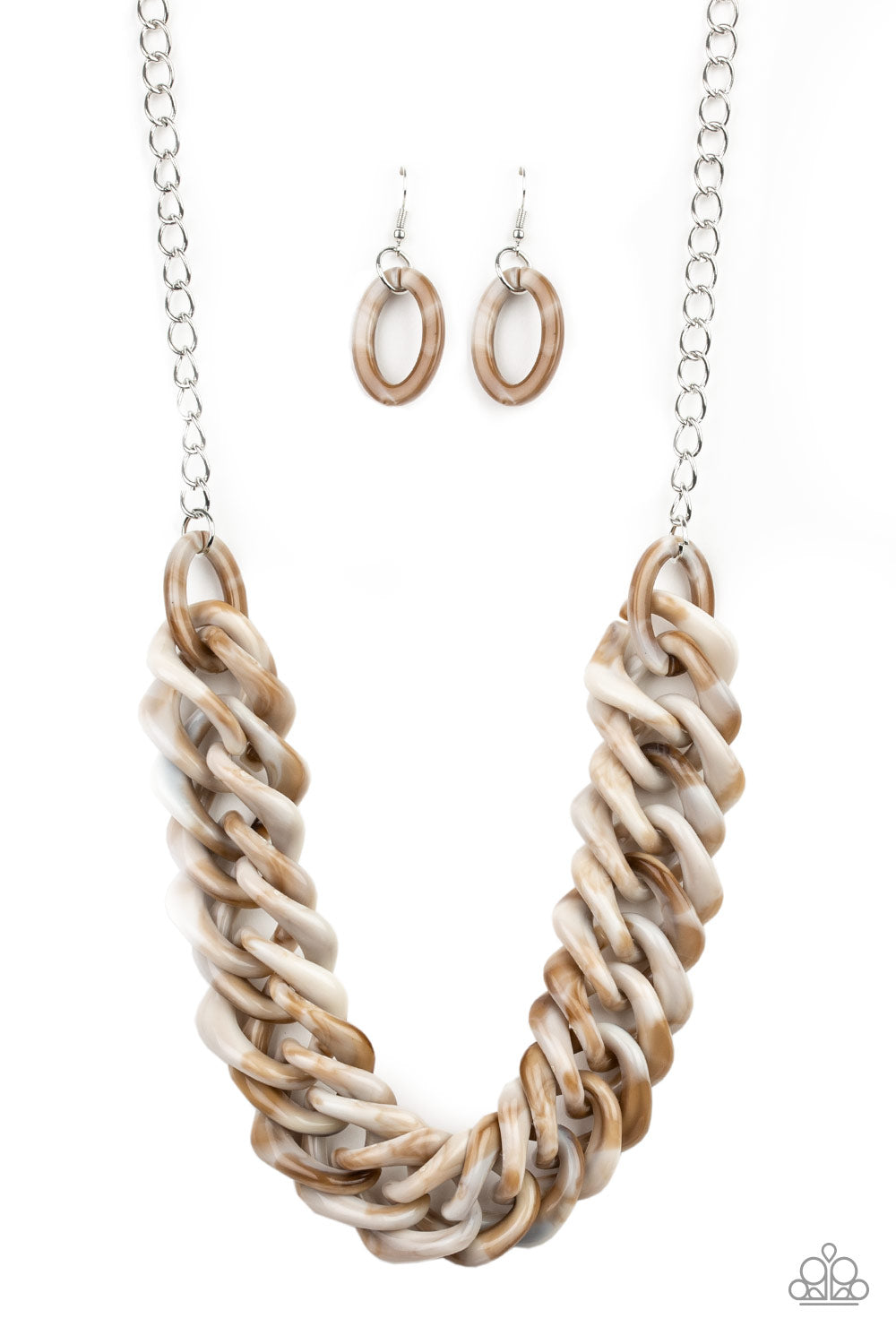 Comin In HAUTE - Brown Necklace - Paparazzi Accessories - Paparazzi Accessories 