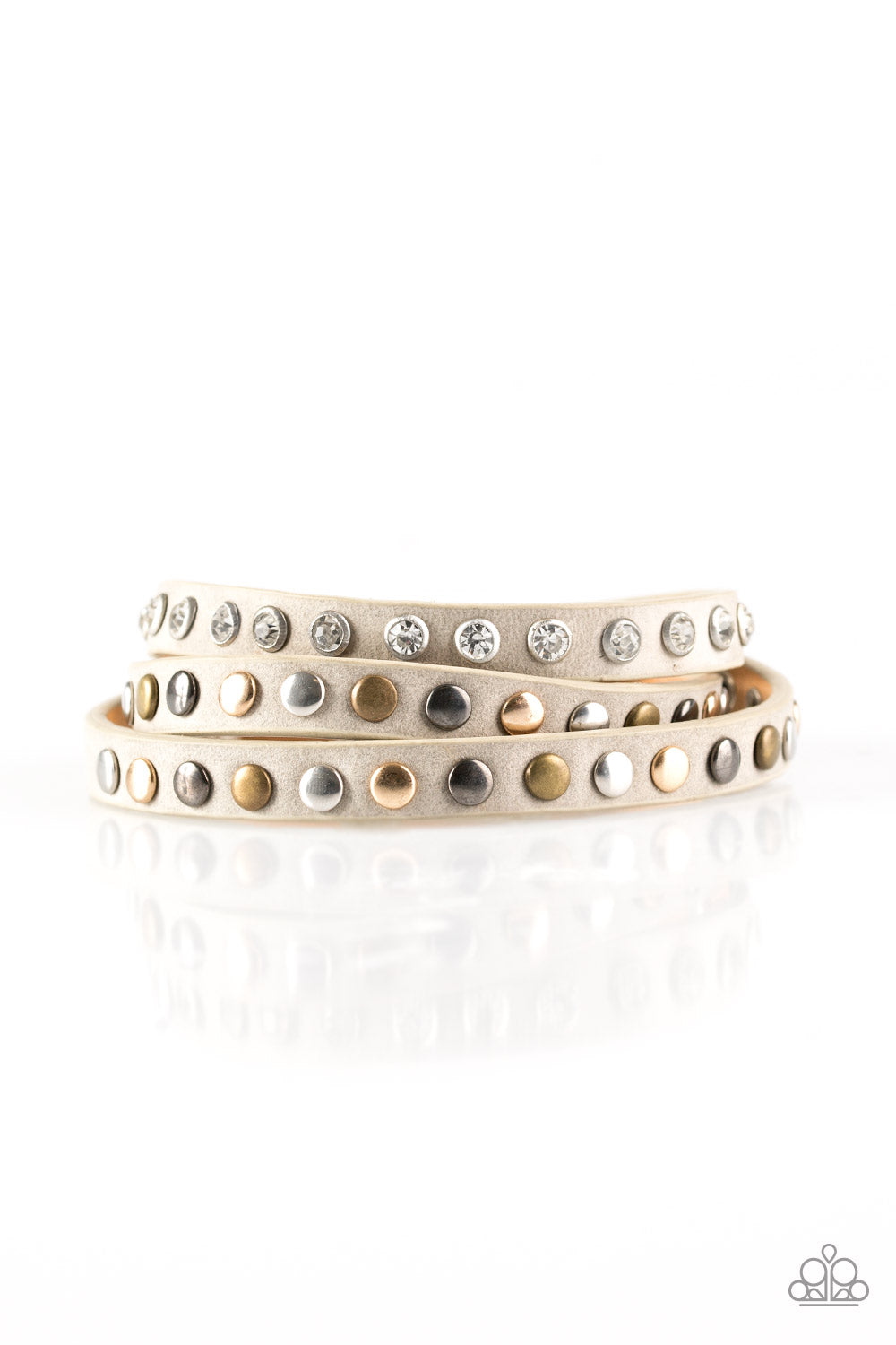 Let’s Go For A Catwalk -Brown Urban Bracelet - Paparazzi Accessories 