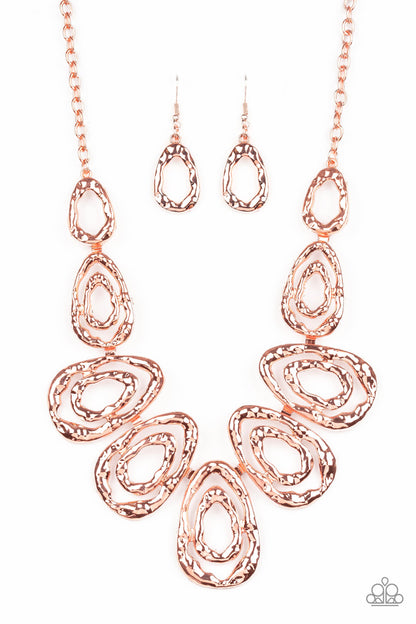 Terra Couture - Copper Necklace - Paparazzi Accessories 