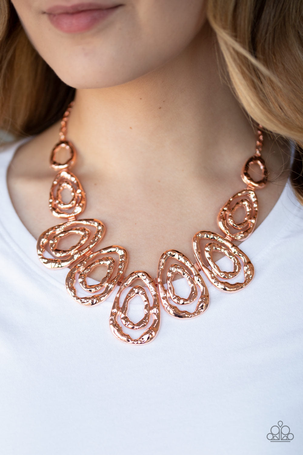Terra Couture - Copper Necklace - Paparazzi Accessories 