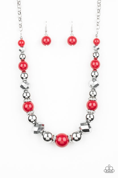 Weekend Party - Red - Paparazzi Accessories - Paparazzi Accessories 