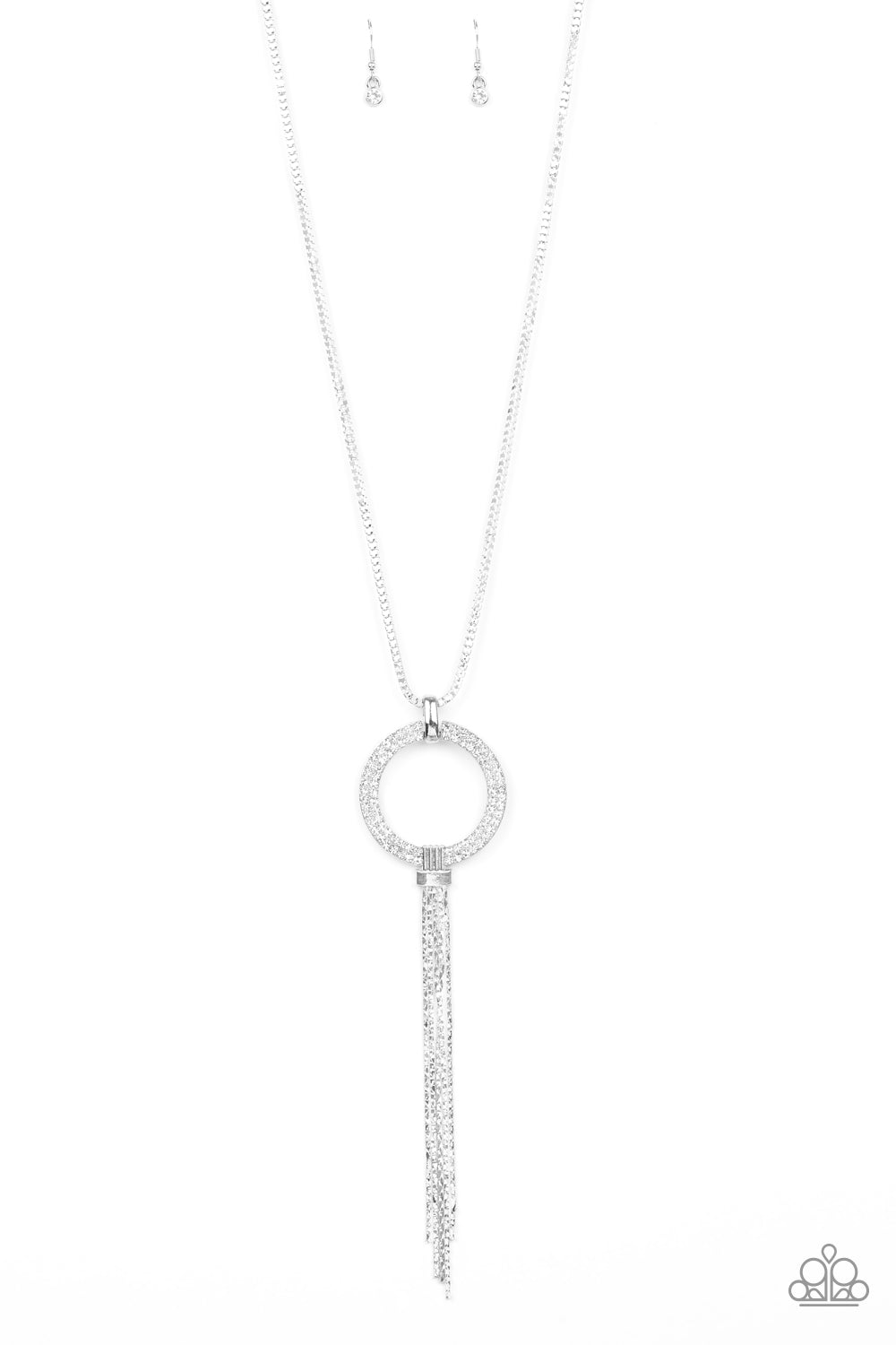 Not A HEIR Out of Place - White Necklace - Paparazzi Accessories - Paparazzi Accessories 