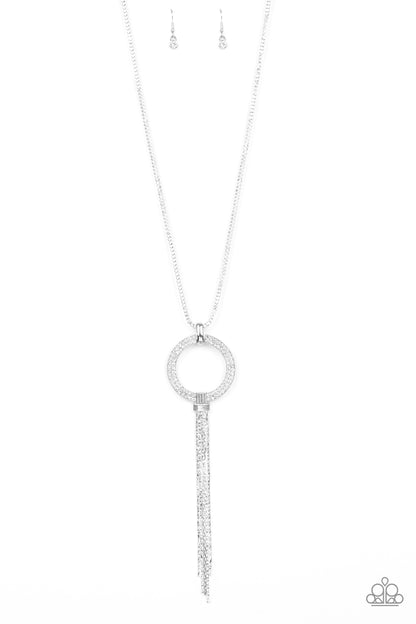 Not A HEIR Out of Place - White Necklace - Paparazzi Accessories - Paparazzi Accessories 