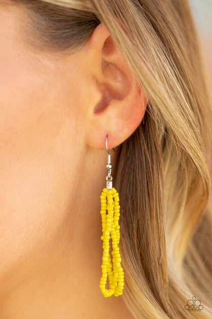 Congo Colada - Yellow Necklace - Paparazzi Accessories - Paparazzi Accessories 