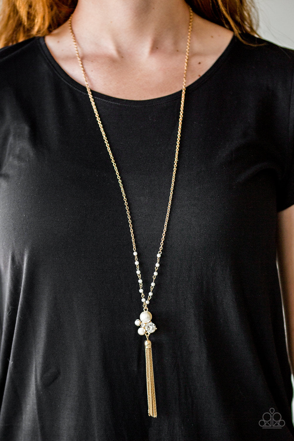 Uniquely Uptown - Gold Necklace - Paparazzi Accessories 