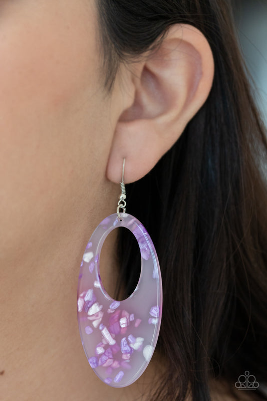 Rainbow Springs - Multi Earrings - Paparazzi Accessories 