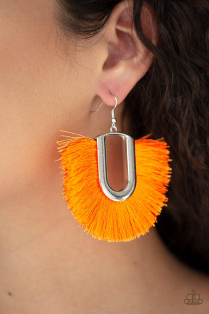 Tassel Tropicana - Orange - Paparazzi Accessories 