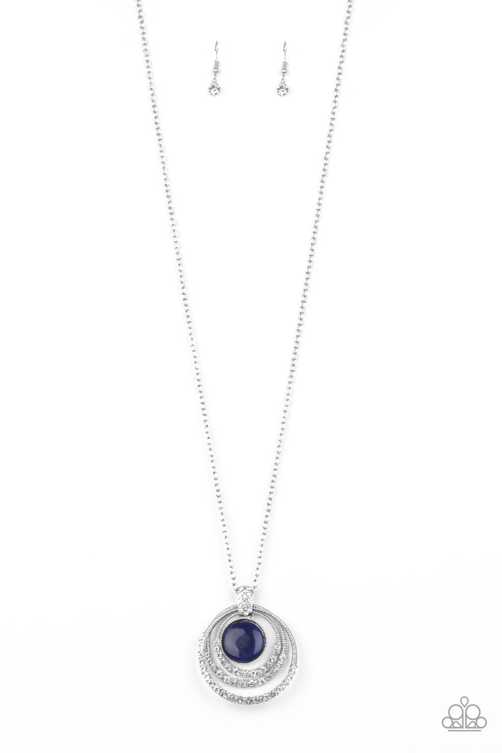 A Diamond A Day - Blue Necklace - Paparazzi Accessories - Paparazzi Accessories 