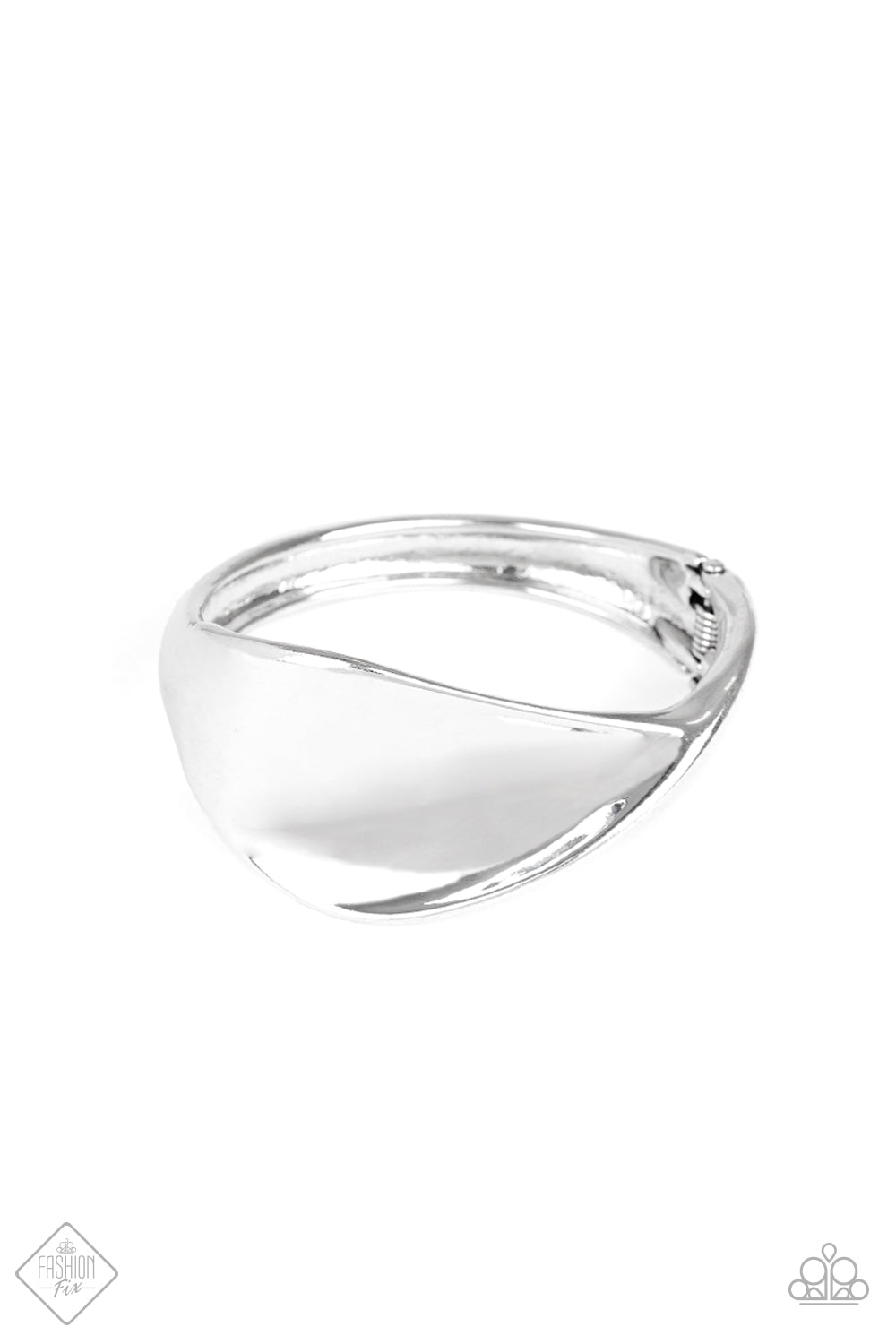 Retro Reflections - Silver Bracelet (Paparazzi Accessories) - Paparazzi Accessories 
