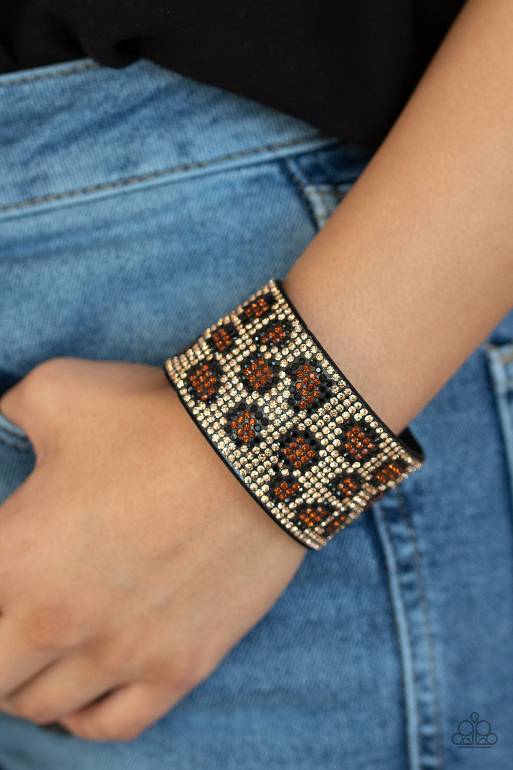 Cheetah Couture - Brown Bracelet - Paparazzi Accessories 