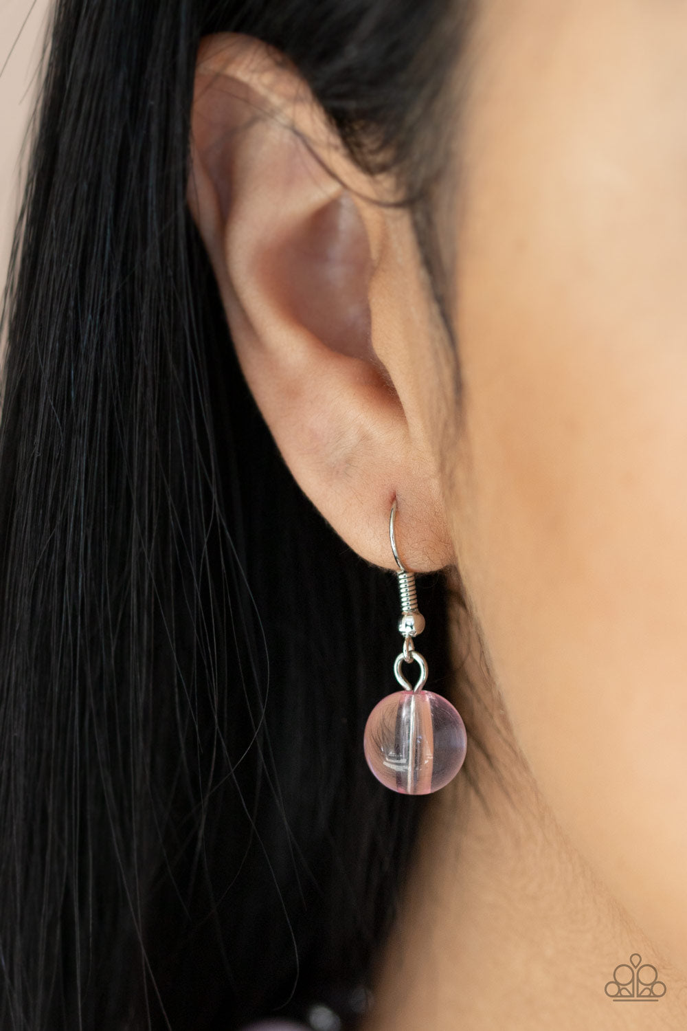 Bubbly Beauty - Pink Necklace - Paparazzi Accessories 