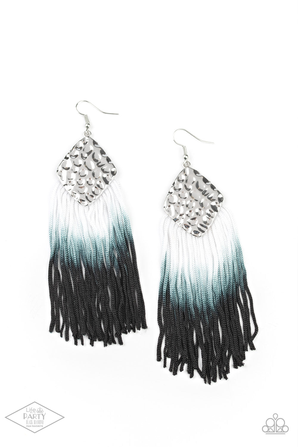 DIP the Scales - Black Earrings - Paparazzi Accessories - Paparazzi Accessories 